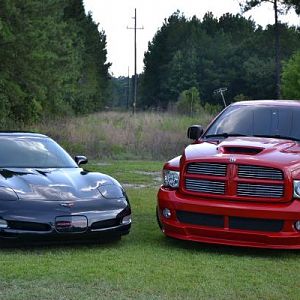 My Srt-10 and Vette