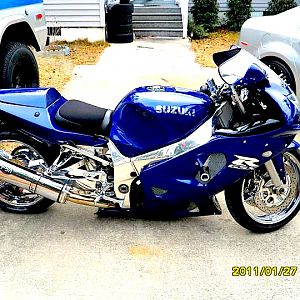 my old gsxr 600, looked cool, but it was slow