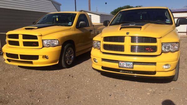 My Bee on the left after the rebuild and the upgrades