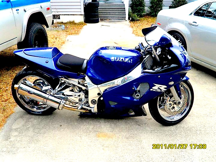 my old gsxr 600, looked cool, but it was slow